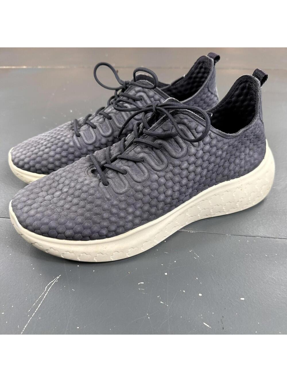 ECCo THERAP Shoes Mens 8/8.5 Blue Low Top Sneaker Casual Textured Bubble